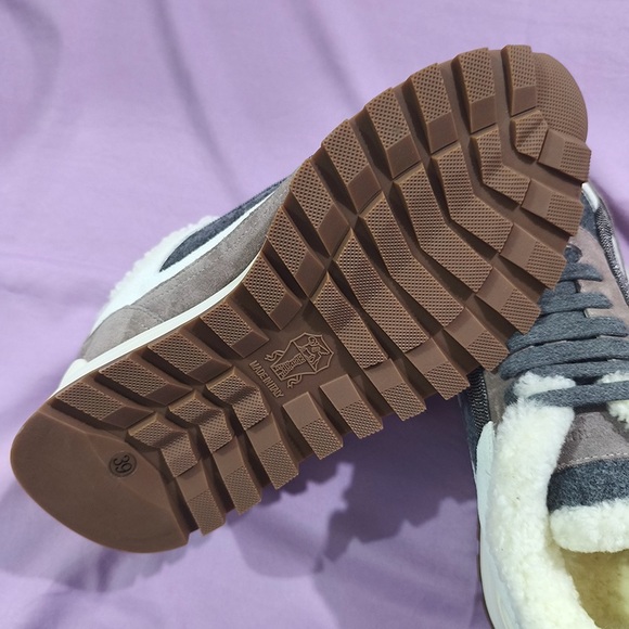 Brunello Cucinelli Retro Patchwork Sneakers - Picture 8 of 9